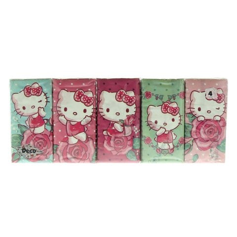 HELLO KITTY P/TISSUE 4PLY 10PCS