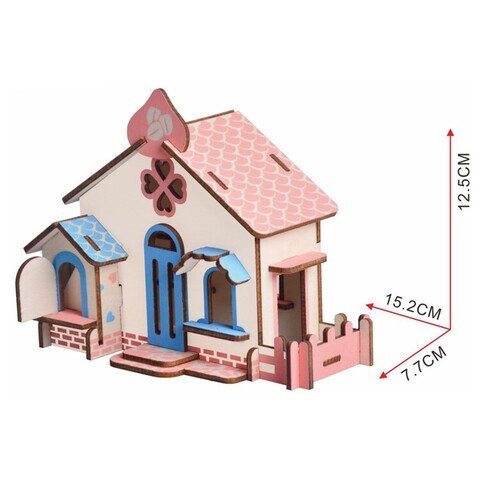 Life Full Supplies- DIY 3D Wooden Puzzle Chocolate House