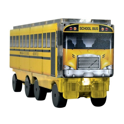 Magna Tiles School Bus 123