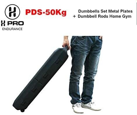 H-Pro Fitness & Chrome Dumbbell Set | 50 kg
