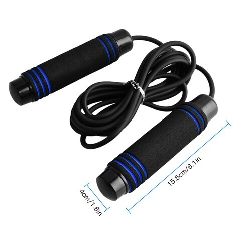 -9.8ft Generic Skipping Rope Tangle Free Jump Rope Adjustable Skipping Rope for Adult Students