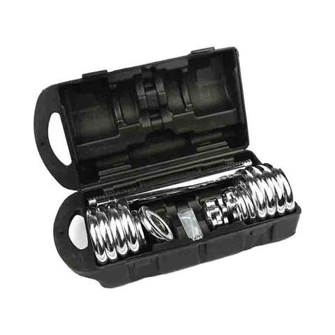 Supreme Sport chrome-plated dumbbells - 15 kg