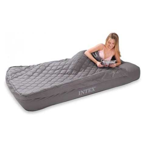 Intex - Twin Sleeping Bag W/E.Pump(91Cmx193Cmx25Cm)