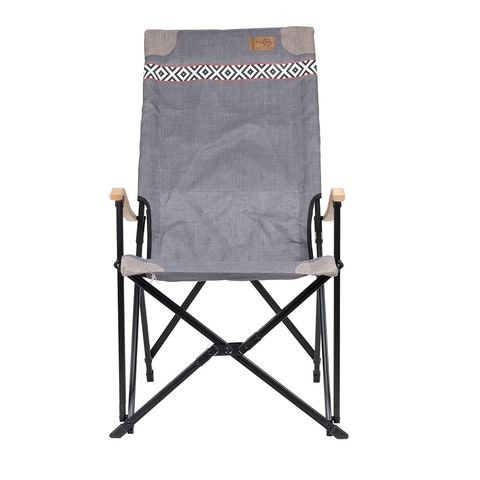 Bo Camp - Camping chair with wooden armrest