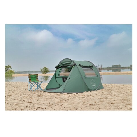 Kazu Pop Up Tent For 2/3 Persons, Brown