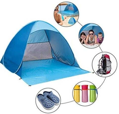 Aiwanto Outdoor Camping Tent Beach Tent Sun Shadow Tent Playing Tent Traveling Tent Picnic Tent Waterproof Windproof Tent