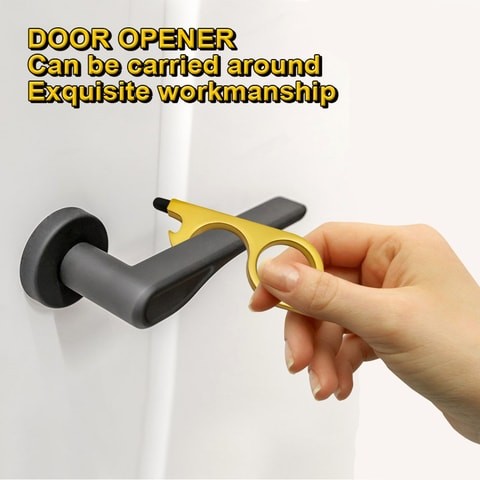 Didel Corrosion Resistant Washable Metal Door Opener Portable