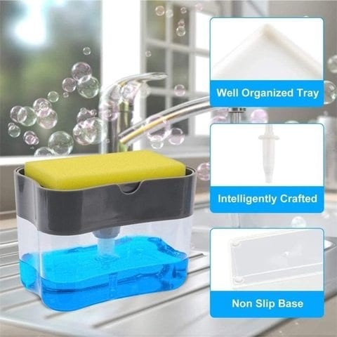 Generic Kitchen Sink Sponge Holder Soap Pump-CK755