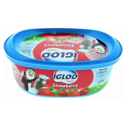 Igloo strawberry ice cream 1 liter