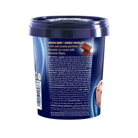 London Dairy Ice Cream Double Chocolate 500 ml