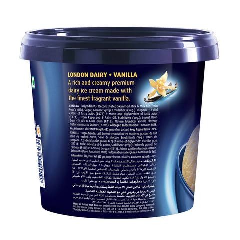 London Dairy Vanilla Ice Cream 1 Liter