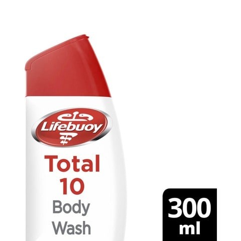 Lifebuoy Total Anti-Bacterial Body Wash 300ml x 10