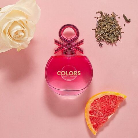 United Colors of Benetton Colors Pink for Women - Eau de Toilette - 80ml