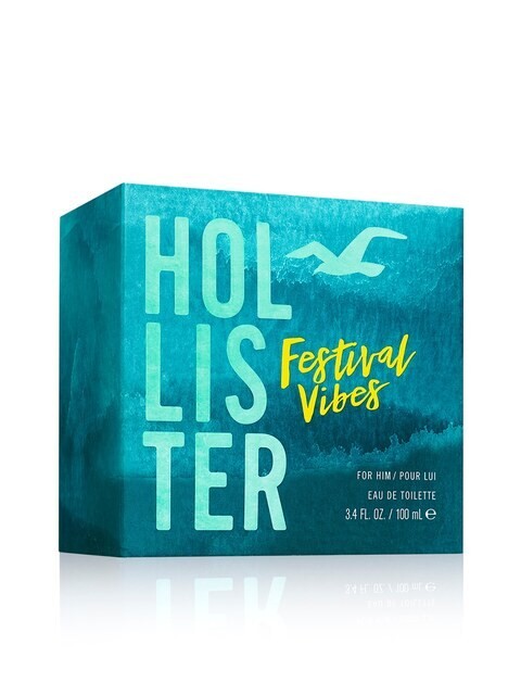 Festival Vibes Perfume for Men by Hollister , Eau de Toilette , 100ml