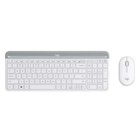 Logitech Mk470 Wireless Keyboard with Mouse White