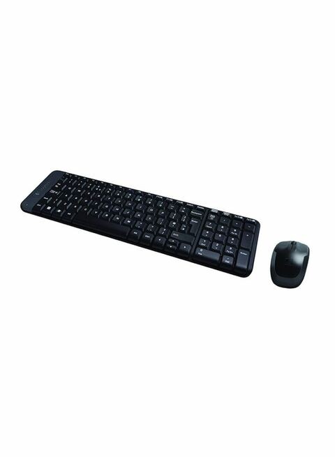 Logitech Mk220 Wireless Combo En-Ar Keyboard And Mouse