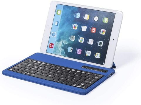 Makito Bluetooth Keyboard With Tablet Holder Function In Soft Pu Leather Finish