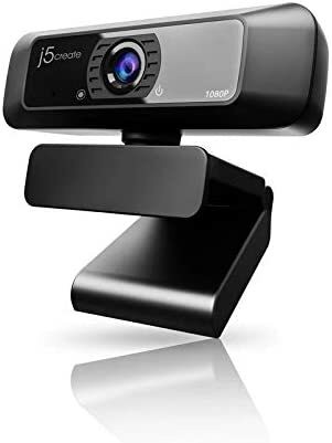 j5create USB Hd Webcam With 360&deg; Rotation Web Cameras For Computers, Desktops, Laptops, Video Conferencing, Live Video And Audio