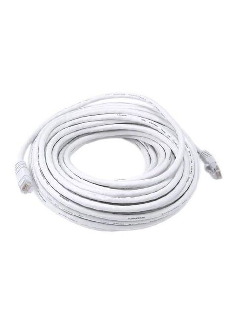 Generic CAT5E Ethernet Network LAN Cable 10Meter Lead White
