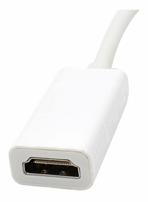 Generic Display Port To Hdmi Cable Adapter For Apple Macbook White