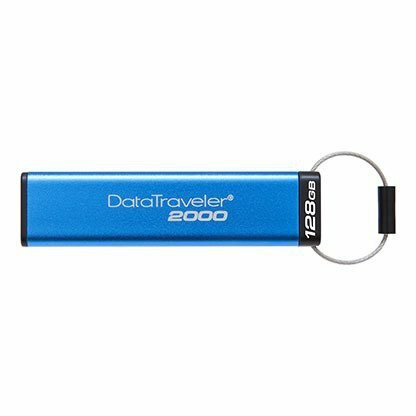 Kingston 128Gb USB 3.0 Dt2000 Hw Encryption, Keypad Flash Drive