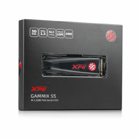 Adata XPG GAMMIX S5 512 GB PCIe Gen3x4 M.2 2280 Solid State Drive (SSD)