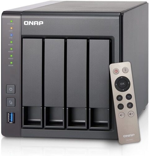 QNAP TS-451+ 4-Bay Next Gen Personal Cloud NAS, Intel 2.0GHz Quad-Core CPU With Media Transcoding