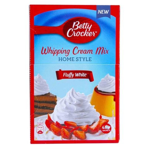 Betty Crocker Whipping Cream Eluffy White 140g