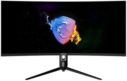 MSI Optix Mag342Cqrv Curved Gaming Monitor - 34 Inch, 21:9 Uwqhd (3440X1440), 2K, Va, 100Hz, 1Ms, 1500R, Adaptive Sync, Displayport, HDMI, Anti-, Less Blue Light, Frameless, Black