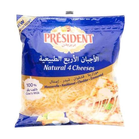 President Shredded 4 Cheeses 400g