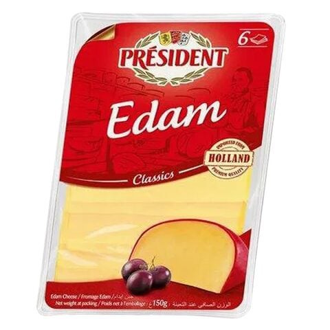 President Edam Slices Cheese 150g