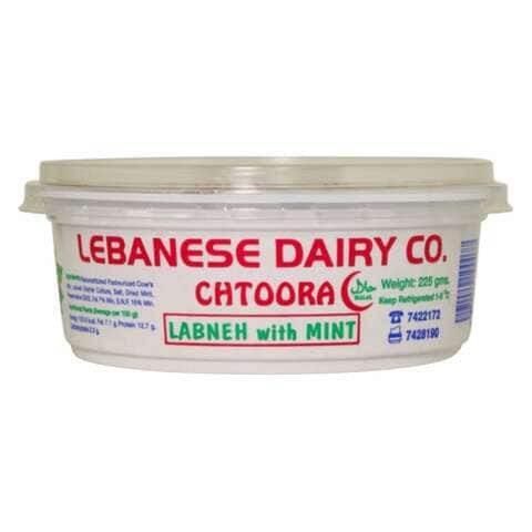 Lebanese Dairy Co. Chtoora Labneh with Mint 225g