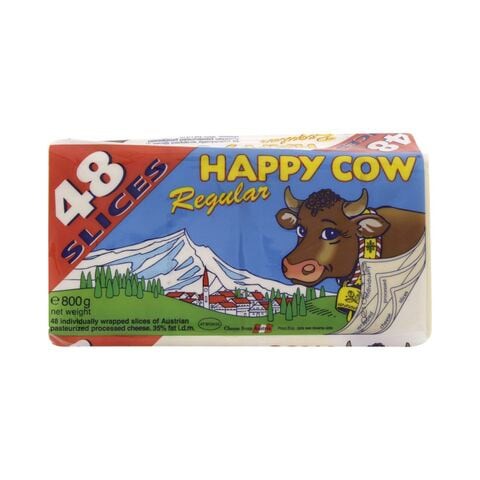 Happy Cow Cheese Slices 800g