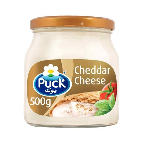 Puck Cheddar Cream Cheese Spread Jar 500g