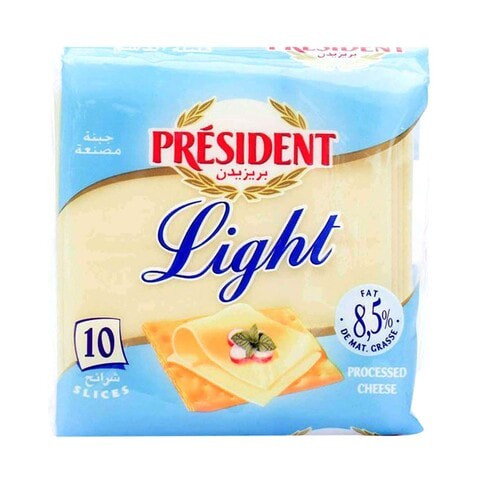 President Light Cheese Slices 200g