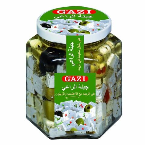 Gazi Herbs And Olives Oil Soft Cheese Cubes 300g