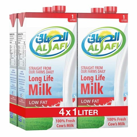 AL SAFI DANONE UHT MILK LOWFAT 1LX4