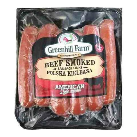 Greenhill Farm Links Polska Kielbasa Smoked Beef Sausage 396g