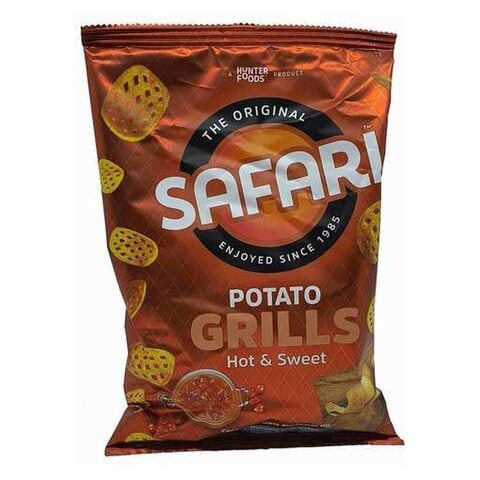 Safari Potato Grills Hot &amp; Sweet 60g