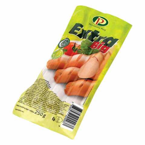 Perutnina Extra Big Chicken Frankfurter 250g