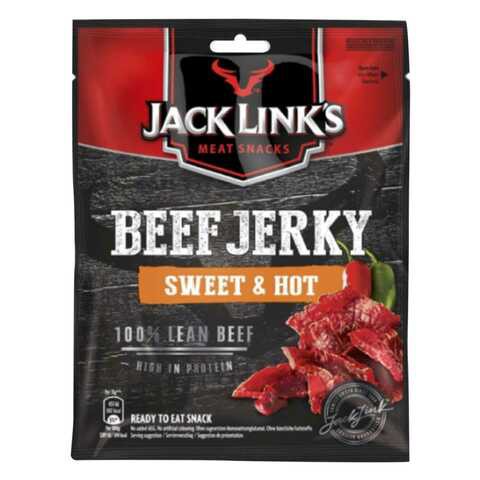 Jack Link&amp; Sweet And Hot Beef Jerkey 70g