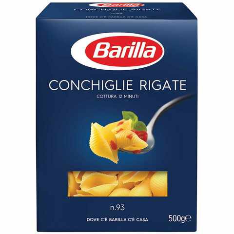BARILLA PASTA CONCHIGLIE 500GR