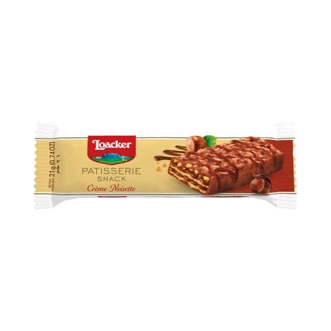 Loacker Patisserie Snack Creme Noisette Bar 21g