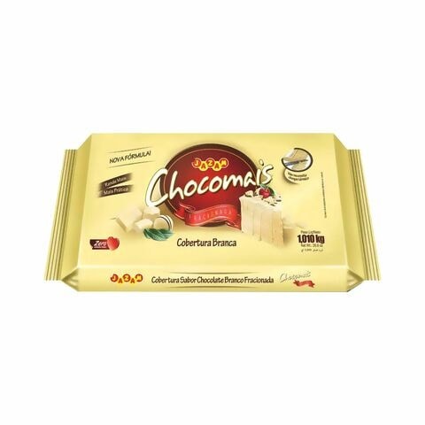 Jazam Chocomais Top White Chocolate Block 1.01 kg
