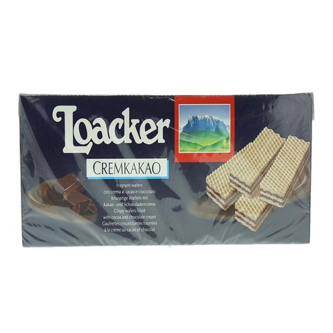Loacker Crispy Wafers Filled with Cocoa &amp; Chocolate Cream 1125g