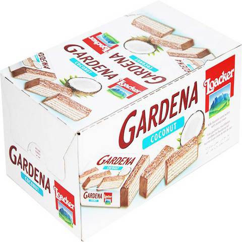 loacker Gardena Coconut Wafers 38g x Pack of 25