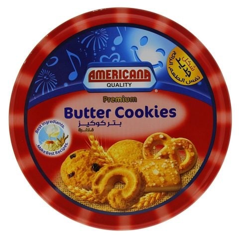 AMERICANA BUTTER COOKIES RED 454G