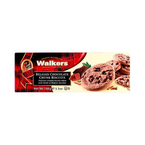 WALKERS CHOCOLATE CHUNK 150GR