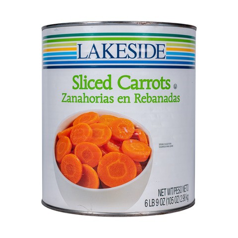 Lakeside Sliced Carrots, USA (2.98Kg X 6)