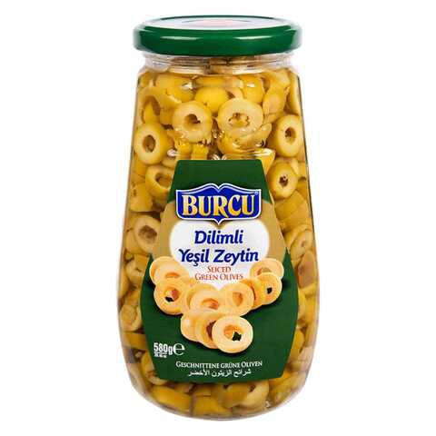 Burcu Sliced Green Olive 580g